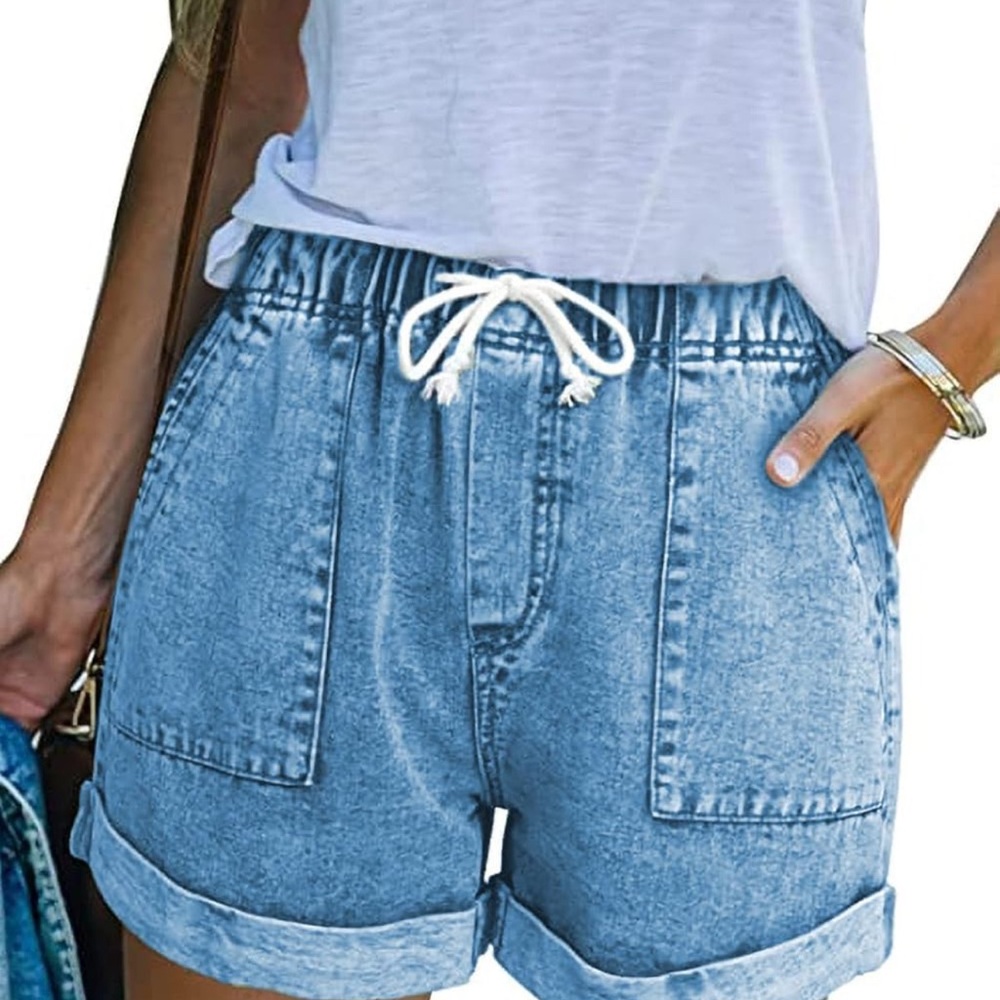 Denim Blue Women's Shorts